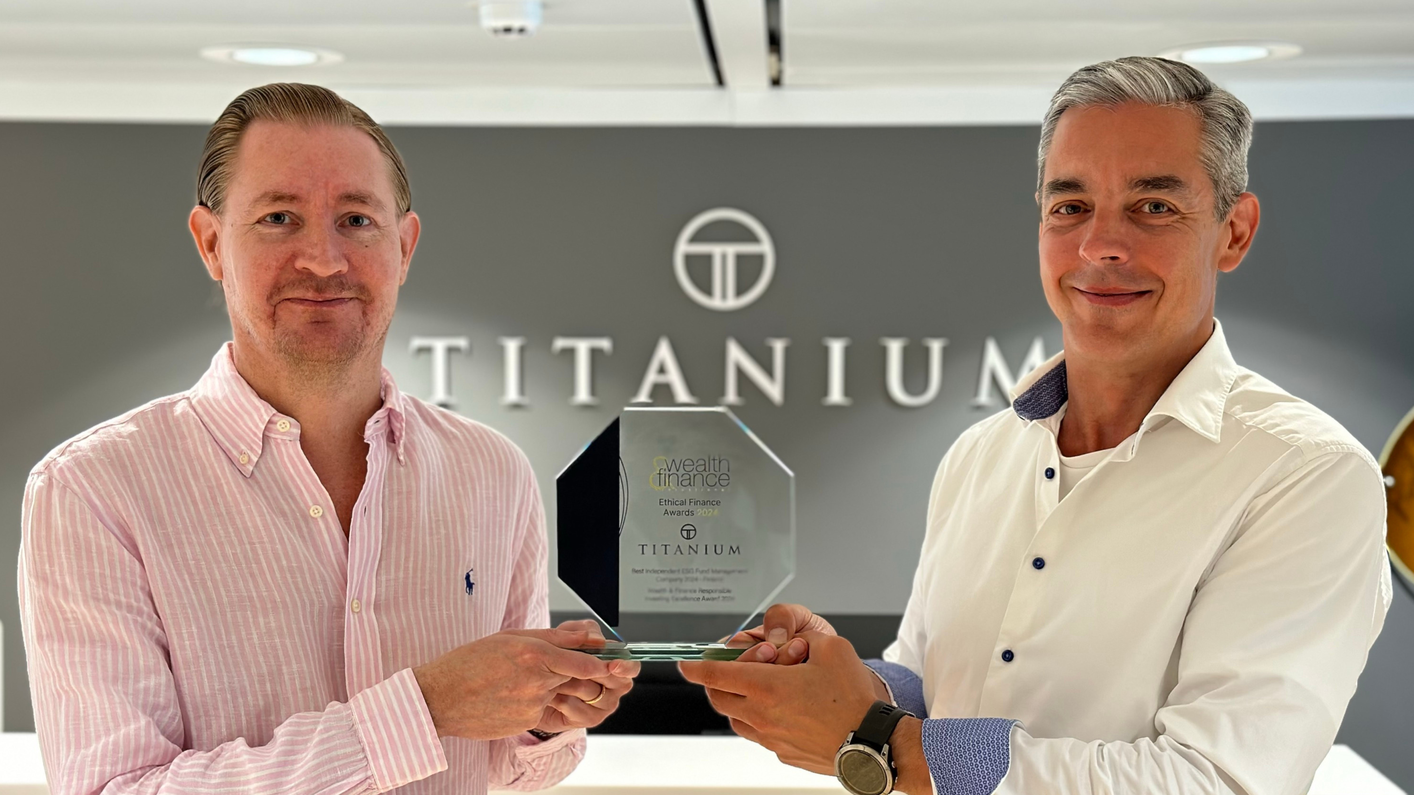 Titaniumin salkunhoidolle jo toistamiseen palkinto parhaasta ESG-rahastojen hallinnoinnista